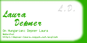 laura depner business card
